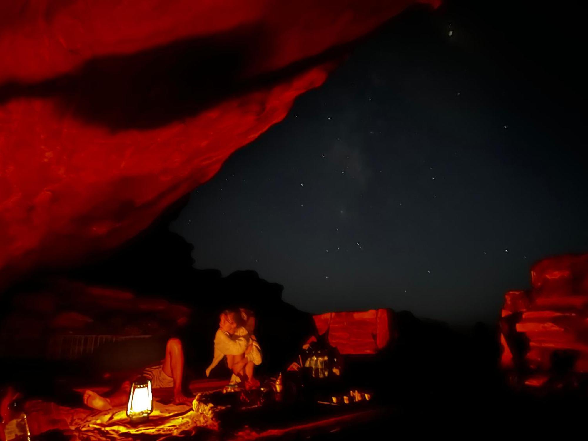 Wadi Rum Cave Camping Eksteriør bilde