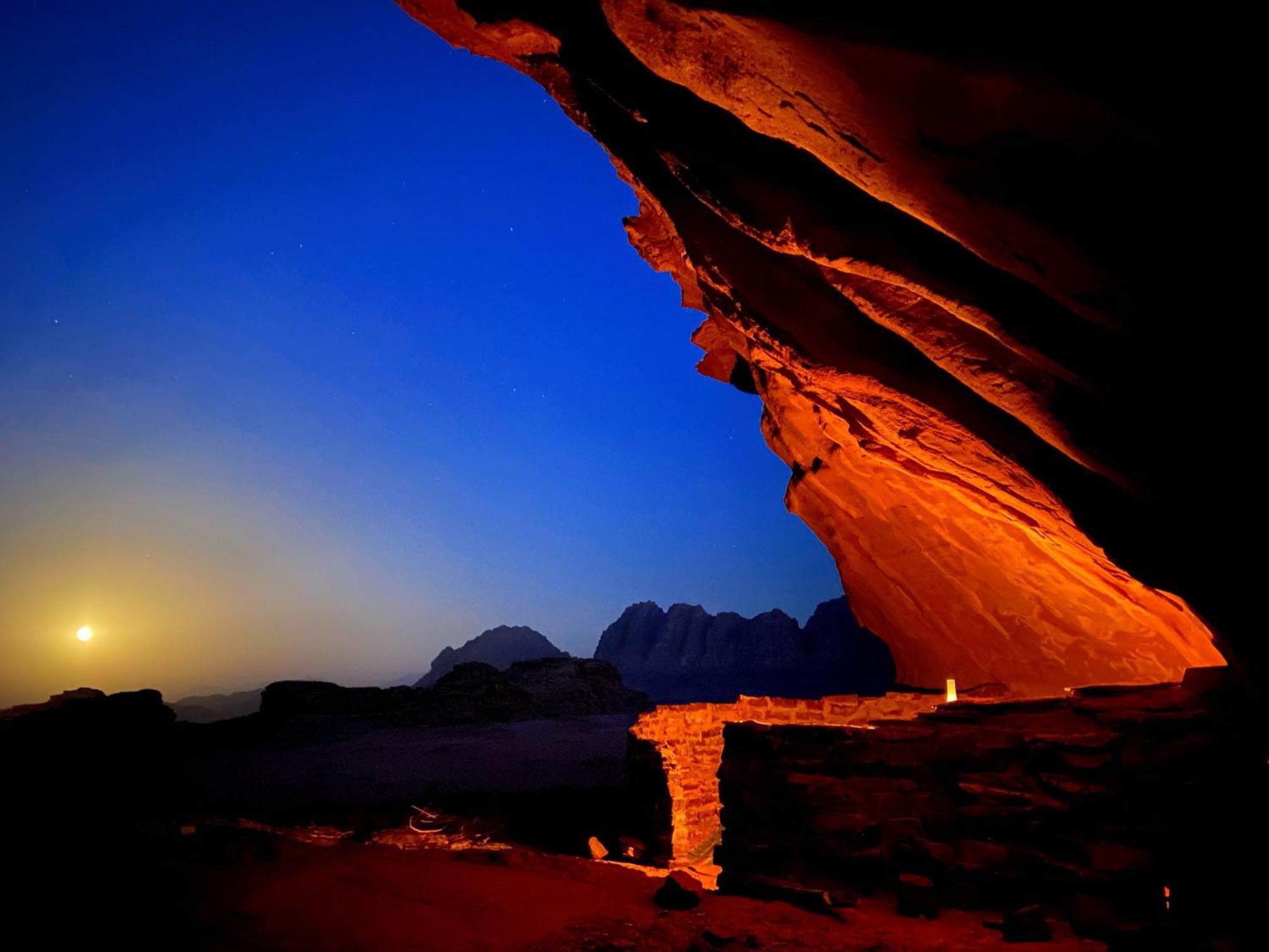 Wadi Rum Cave Camping Eksteriør bilde