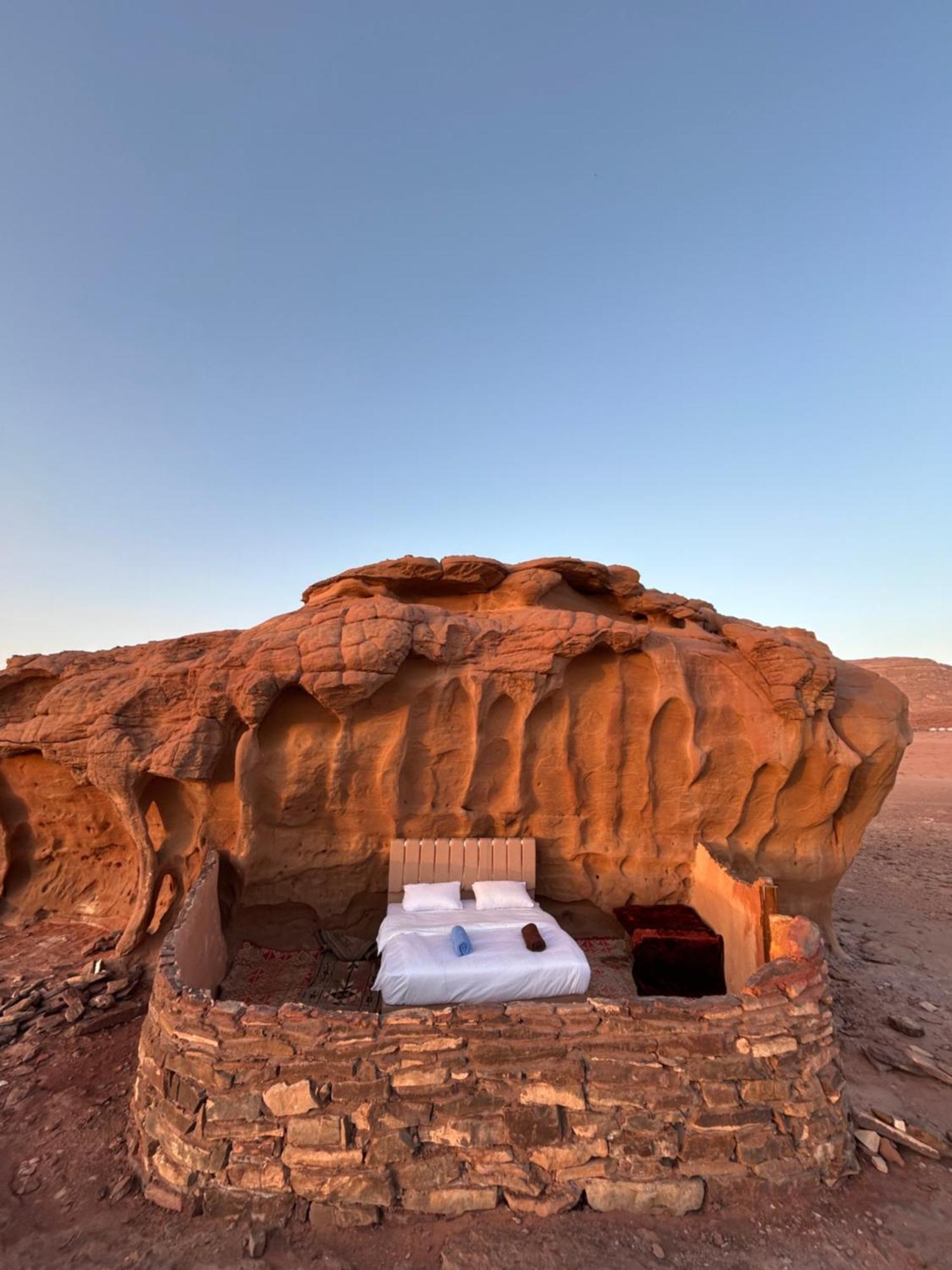 Wadi Rum Cave Camping Eksteriør bilde