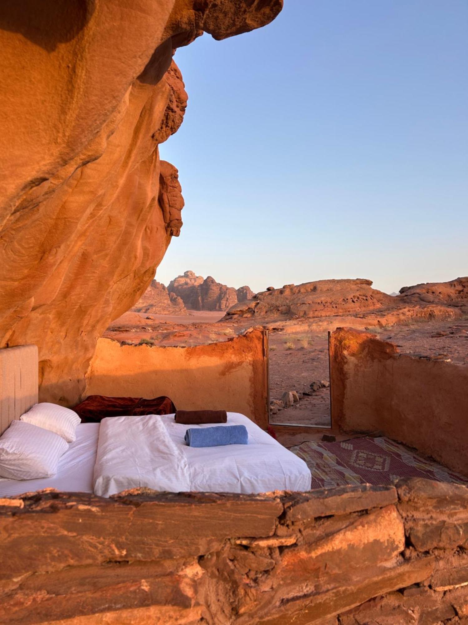 Wadi Rum Cave Camping Eksteriør bilde